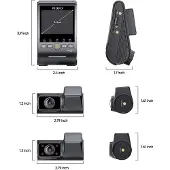 AZDome A329S 3CH GPS dashcam-videoopptaker