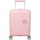 American Tourister Soundbox Mini barnekoffert, hardt skall, 4 hjul, pastellrosa