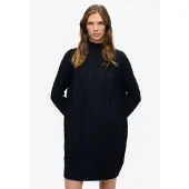 Superdry Slouchy Cable Knit Kjole Med Lange Ermer