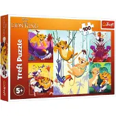 Trefl Puslespill 100 brikker Brave Lion King