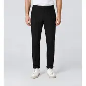 Berwich for man. ts1620x Retrolong black trousers (50), Casual, Cotton, Classic