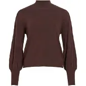 Vila Vikerry Høyhalset Strikket Pullover