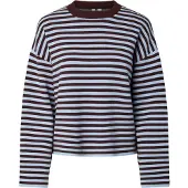 Pieces Pcjassy Stripe Strikket Pullover