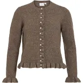 Vila Vijacia Frill Strikket Cardigan