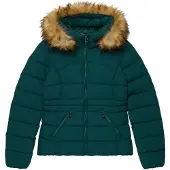 Superdry Faux Fur Fuji Padded Jakke