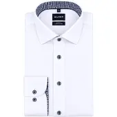 Olymp Level 5 24/Seven Skjorte White Hvit Størrelse