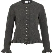 Vila Vijacia Frill Strikket Cardigan