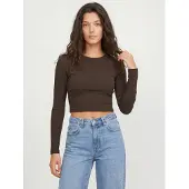 JJXX Feline Rib Langarmet Topp