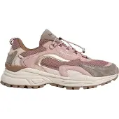 Pepe Jeans for woman. PLS600086 Darren Essence light pink leather sneakers (41), Flat, Split Leather, Laces, Casual