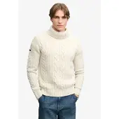 Superdry Jacob Cable Roll Neck Jumper Genser