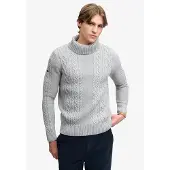 Superdry Jacob Cable Roll Neck Jumper Genser