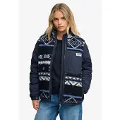 Superdry Fleece Onion Quilt Hybrid Jakke
