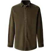 Pepe Jeans for man. PM3091440 Green River shirt (S), Casual, Cotton, Long sleeve
