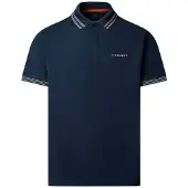 Hackett for man. HM5600231 Navy Micro Tip Polo (L), Casual, Cotton, Short sleeve