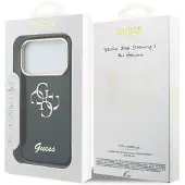 GUESS iPhone 17 Pro Max IML 4G Script Metal Logo-deksel - blått