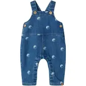 Lil´ Atelier Printet Denim Dongeri