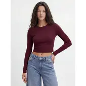 JJXX Feline Rib Langarmet Topp