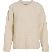 Vila Viliga Kabelstrikk Strikket Pullover