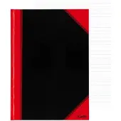 Herlitz Notisbok - Fôret - A4 - Svart/Rød - - OneSize - Notisbok