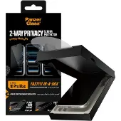 PanzerGlass 2-Way Privacy Screen Protector Apple iPhone 18 Pro Max | Ultra-Wide Fit w. FASTFIT IN-A-BOX