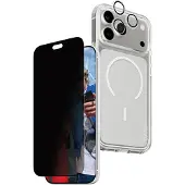 PanzerGlass iPhone 17 Pro Max/18 Pro Max Care Flagship 3-i-1 personvernpakke - Klar