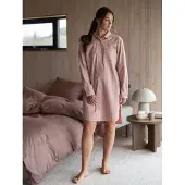 Hoie Nova nattskjorte varm rosa