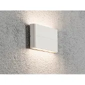 Konstsmide Chieri utendørs LED-vegglampe 2-lk. 17 cm hvit