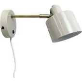 Dyberg Larsen vegglampe Ocean, beige, utstrekning 30 cm