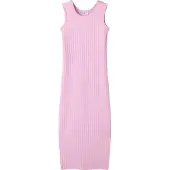 Name it Kjole - Maxi - Slim - Bred Rib - NkfJenna - Full blomstr - - 6 år (116) - Kjole