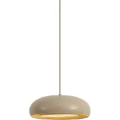 QAZQA Retro pendellampe taupe med metallskjerm 2-lys - Macaron