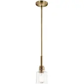 Kichler Aivian pendellampe, enkeltlys, forvitret messing