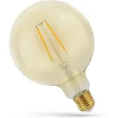 Wojnarowscy E27 Globelampe LED Ravfarget 2W 2400K