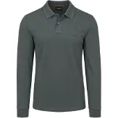 BOSS Passerby 10256683 Orange Langermet Poloskjorte