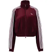 Adidas Originals Pleated Velour Track Genser Med Hel Glidelås