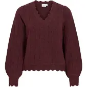 Vila Vizira V-hals Strikket Pullover
