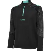 Hummel Genser - hmlBlaze 2.0 Training Halv glidelås - Black/Pool - - 14 år (164) - Genser