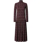 Pepe Jeans for woman. PL9537921 Brianae burgundy dress (S), Casual, Maroon, Viscose, Long sleeve