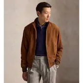 Ralph Lauren for man. 710970579001 Brown suede Charleton jacket (M), Casual, Classic