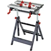 AWTOOLS VERKSTEDSBORD MED HØYDEREULERING 77–107 cm