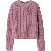 Name it Genser - Strikk - NkfVenja - Lilas - - 7-8 år (122-128) - Genser