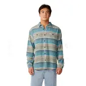 Rip Curl Classic Surf Baja Flannel Skjorte blå