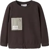 Name it Collegegenser - NmmOsborne - Chocolate Plum - - 2 år (92) - Collegegenser