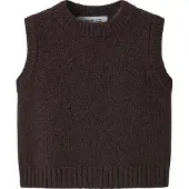 Name it Vester - Strikk - NbfReifyly - Chocolate Plum - - 62 - Vest