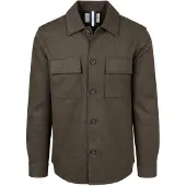 Profuomo Peached Overshirt Brown Brun Størrese