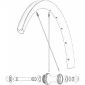 Mavic Cosmic Slr 32 Disc Landeveissykkel Felg
