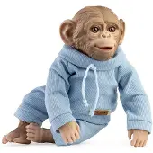 MuÑecas Guca Apebaby Gjenfødt Klærbukse 32 Cm