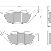 RMS Beauty Benelli Trk 502 225103763 Sintrede Bremseklosser
