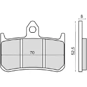 RMS Beauty Honda Rs 125r 225103103 Sintrede Bremseklosser