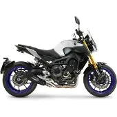 Gpr Exclusive Gp-revo Black Titanium Yamaha Mt-09 17-20 Ikke-homologisert Komplett Eksosanlegg