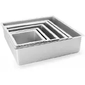Ibili Ekstra Høy Rett Firkantet Form 15x10 Cm